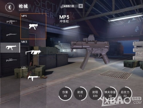 《荒野行动》冲锋枪MP5怎么样