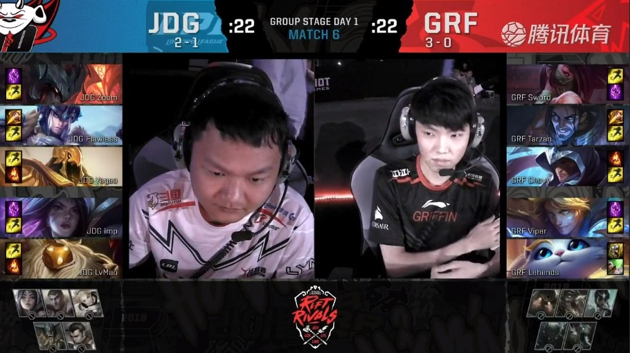 《LOL》2019亚洲洲际赛小组赛7月4日GRF vs JDG比赛视频