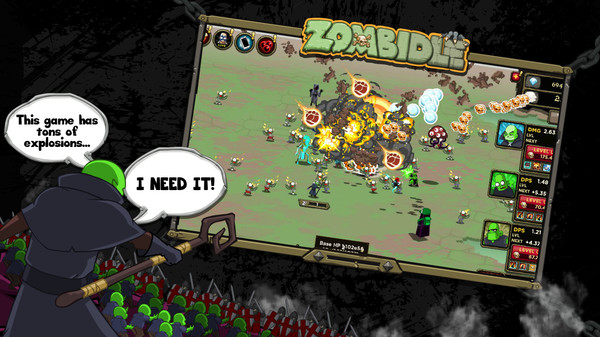 steam游戏推荐：《Zombidle：REMONSTERED》成为地狱中最坏的人