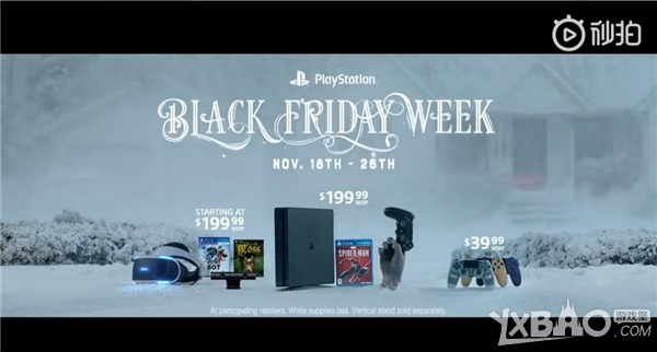 PlayStation公布黑五大促活动 单个PS4手柄促销价39.99美元