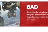 正当防卫开发商新作《零世代》遇滑铁卢  IGN只打了4.0分