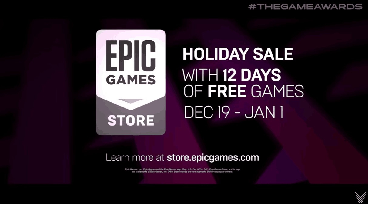 EPIC商店圣诞大促游戏送不停 免费送12天