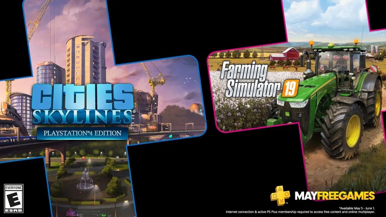 PSN5月会免游戏公布： 《城市：天际线》《模拟农场19》