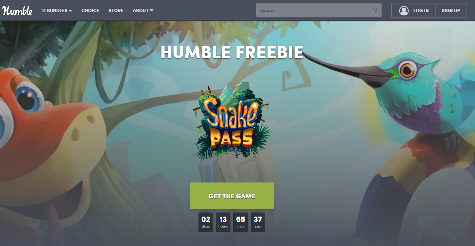 喜加一：HB商店免费领休闲益智游戏《Snake Pass》