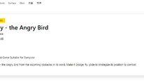 喜加一：微软商城免费领休闲游戏《Flappy - the Angry Bird》