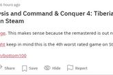 EA将《孤岛危机》和《命令与征服4》从Steam上下架