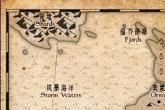 魔岩山传说世界地图-中英文初版