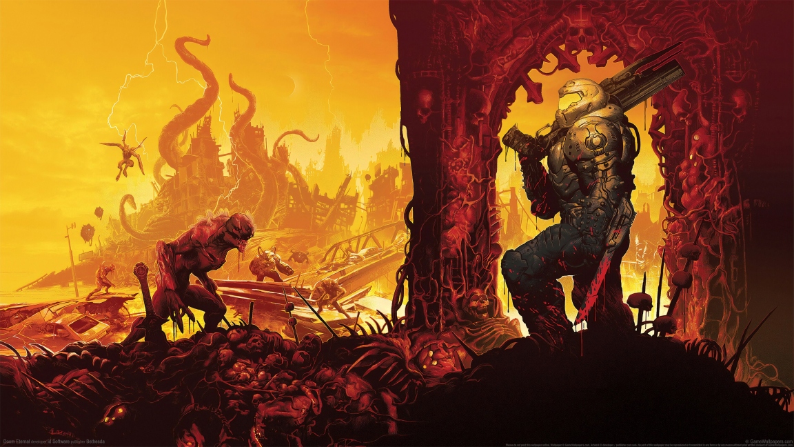 《毁灭战士：永恒》（Doom Eternal）艺术设定图 地狱行者归来！